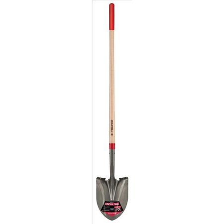 TRUPER Tru-Tough 58.25 in Steel Round Digging Shovel Wood Handle PRL-E